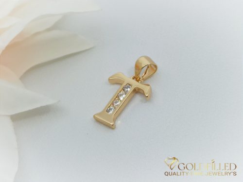 Antyalergiczny wisiorek Goldfilled 23mm, kolor 18K