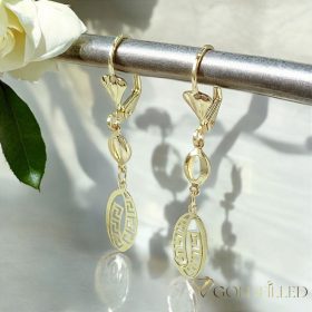 Goldfilled Antyalergiczne Kolczyki 46mm 14K kolor