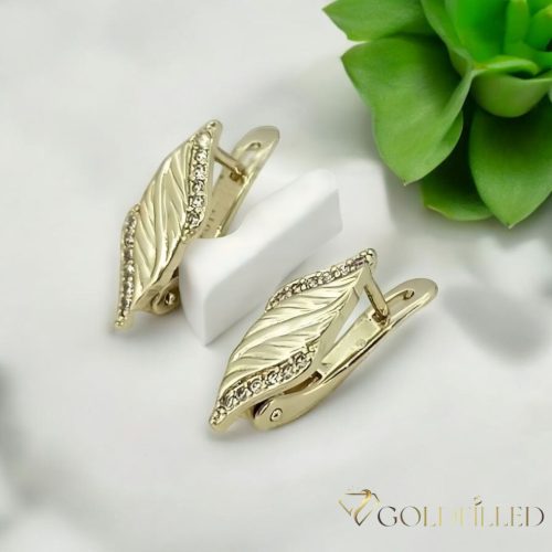 Goldfilled Antyalergiczne Kolczyki 18 mm 14K Kolo