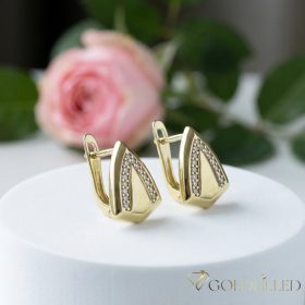 Goldfilled Antyalergiczne Kolczyki 14 mm 14K Kolor  
