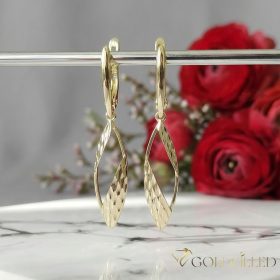 Goldfilled Antyalergiczne Kolczyki 50mm 14K kolor