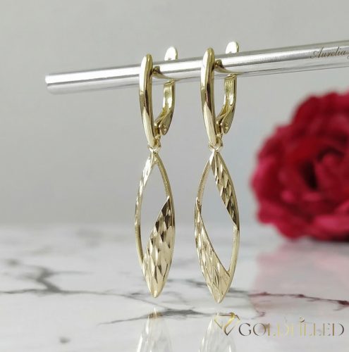 Goldfilled Antyalergiczne Kolczyki 50mm 14K kolor