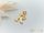 Antyalergiczny wisiorek Goldfilled 23mm, kolor 18K