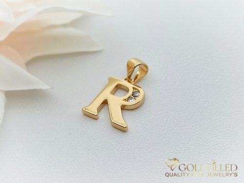 Antyalergiczny wisiorek Goldfilled 23mm, kolor 18K