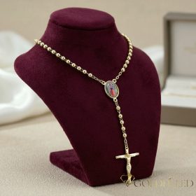   Naszyjnik Antyalergiczny Goldfilled 60cm Długi i 4mm Szeroki Kolor 14K