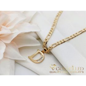 Goldfilled antyalergiczny naszyjnik 50cm/3,8mm 18K kolor	