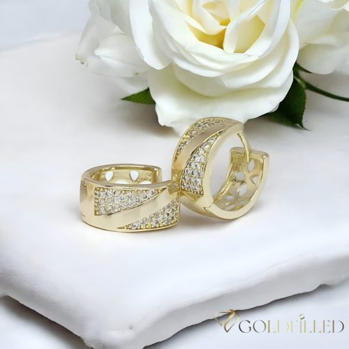 Goldfilled Antyalergiczne Kolczyki 17mm 14K Kolo