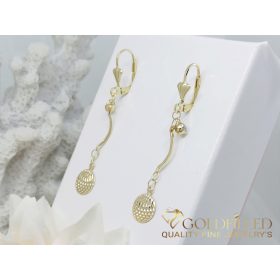 Goldfilled Antyalergiczne kolczyki 52mm kolor 14K
