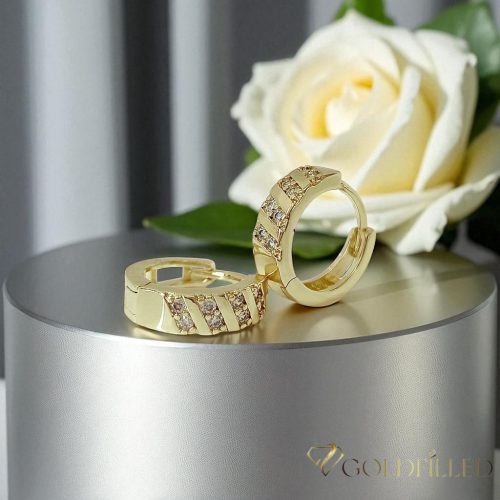Goldfilled Antyalergiczne Kolczyki 14 mm 14K Kolo 