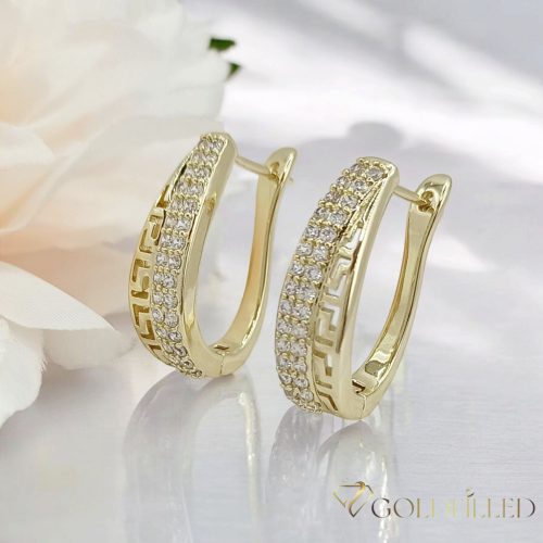 Goldfilled Antyalergiczne Kolczyki 25 mm 14K Kolo