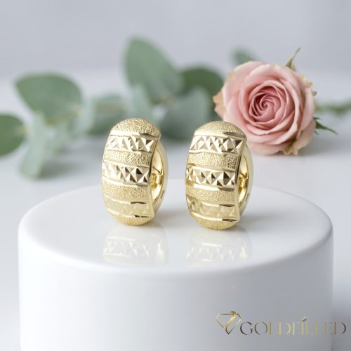 Goldfilled Antyalergiczne Kolczyki 18 mm 14K Kolo