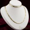 Antyalergiczny naszyjnik Goldfilled 60cm/4,5mm + bransoletka 20cm , kolor 14K