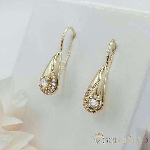 Goldfilled Antyalergiczne kolczyki 34mm kolor 14K