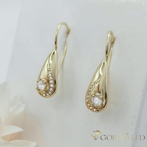 Goldfilled Antyalergiczne kolczyki 34mm kolor 14K