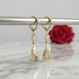 Goldfilled Antyalergiczne Kolczyki 38mm 14K kolor