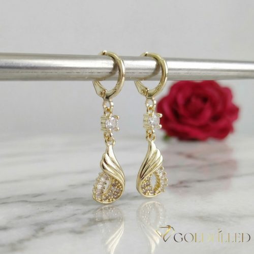 Goldfilled Antyalergiczne Kolczyki 38mm 14K kolor