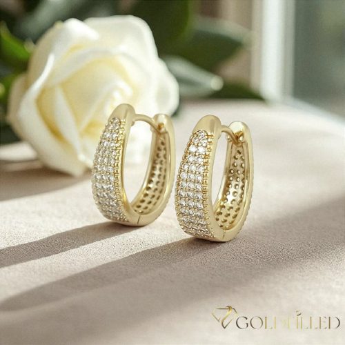 Goldfilled Antyalergiczne Kolczyki 19 mm 14K Kolo