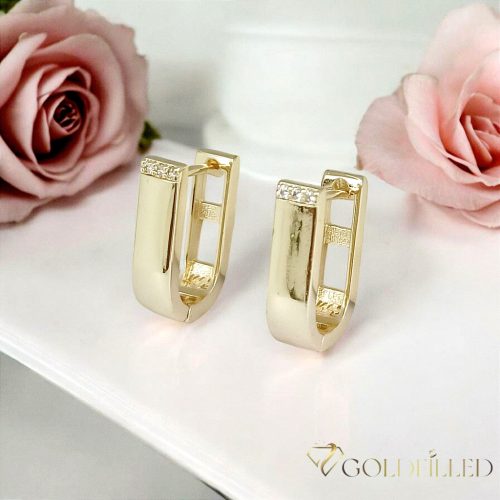 Goldfilled Antyalergiczne Kolczyki 17mm 14K Kolo