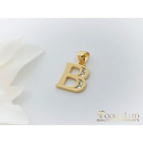 Antyalergiczny wisiorek Goldfilled 23mm, kolor 18K
