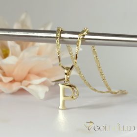   Antyalergiczny naszyjnik „Goldfilled” pozłacany o w kilku rozmiarach i grubośc 2 mm, kolor 14K