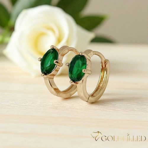 Goldfilled Antyalergiczne Kolczyki 15mm 18K Kolor