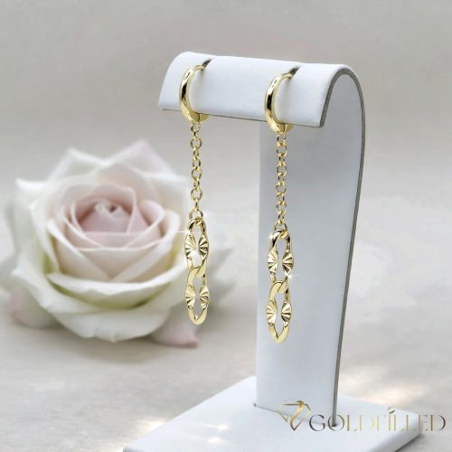 Goldfilled Antyalergiczne Kolczyki 54mm 14K kolor