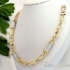 Goldfilled Antyalergiczny Luksusowy Naszyjnik Barakka 60cm Długi i 8-10mm Szeroki (125g) Kolor 14K Multikolor
