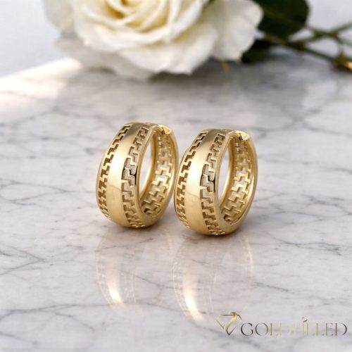 Goldfilled Antyalergiczne Kolczyki 20mm 18K Kolor