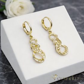 Goldfilled Antyalergiczne kolczyki 38mm kolor 14K	