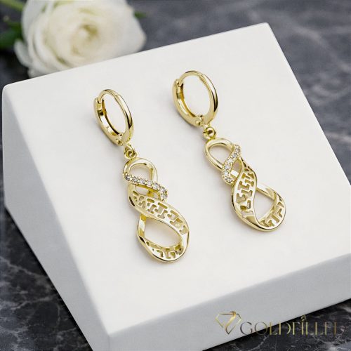 Goldfilled Antyalergiczne kolczyki 38mm kolor 14K	