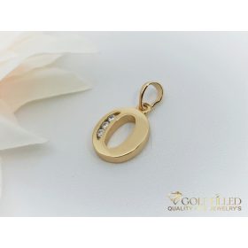 Antyalergiczny wisiorek Goldfilled 23mm, kolor 18K