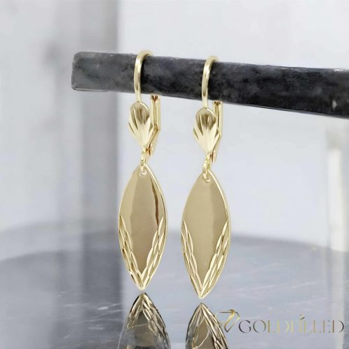 Goldfilled Antyalergiczne kolczyki 42mm kolor 14K