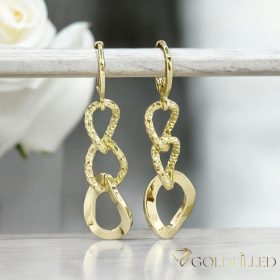 Goldfilled Antyalergiczne Kolczyki 50mm 14K kolor