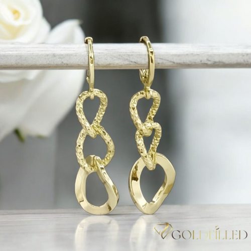 Goldfilled Antyalergiczne Kolczyki 50mm 14K kolor