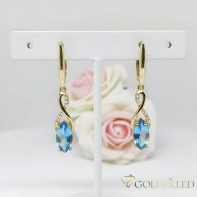 Goldfilled Antyalergiczne kolczyki 42mm kolor 14K