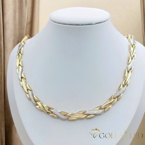Ekskluzywny antyalergiczny naszyjnik Goldfilled 45cm/8mm, 14K wielokolorowy